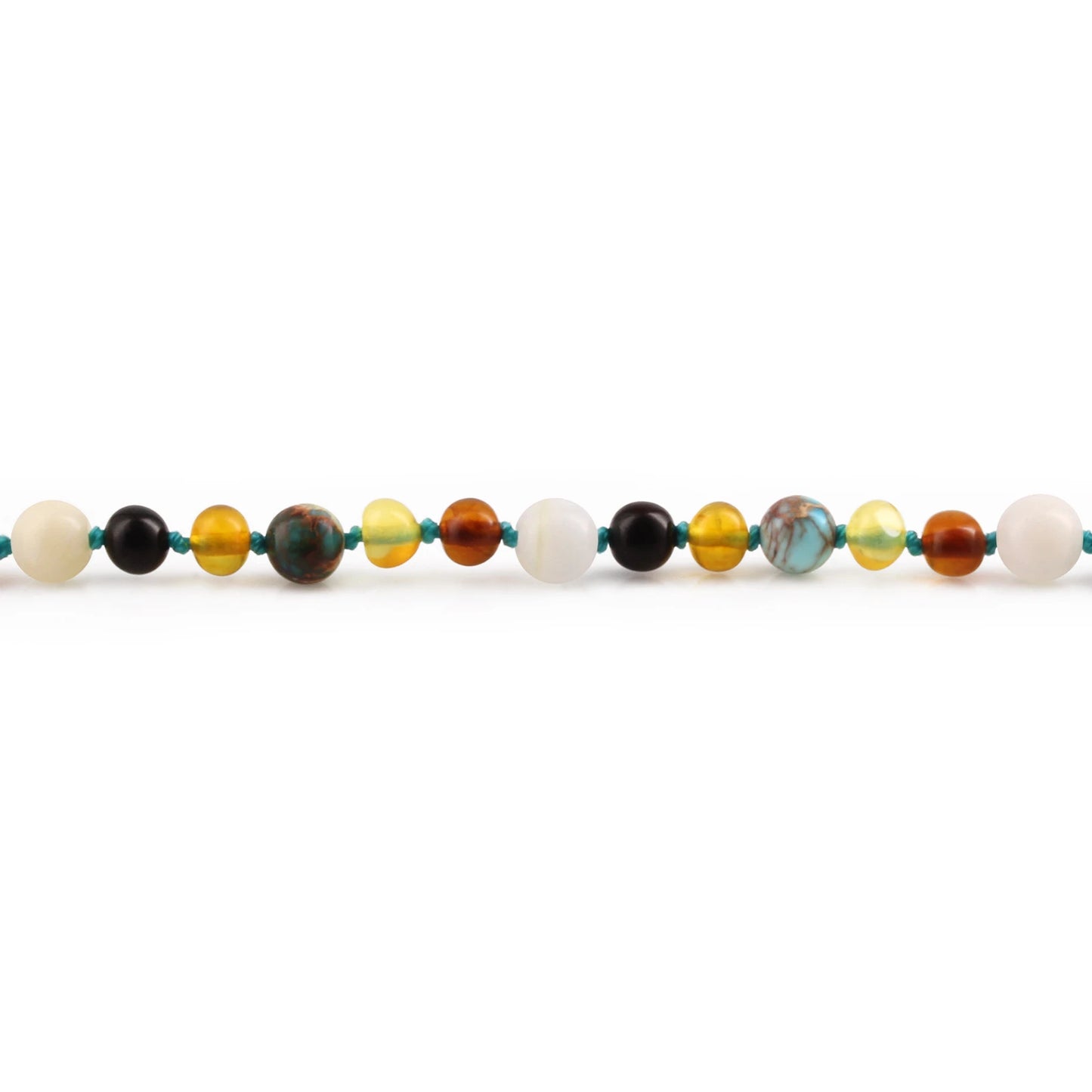 KALUNG AMBER DENGAN LAKE BLUE IMPERIAL JASPER UNTUK JUNIOR. JN96-T