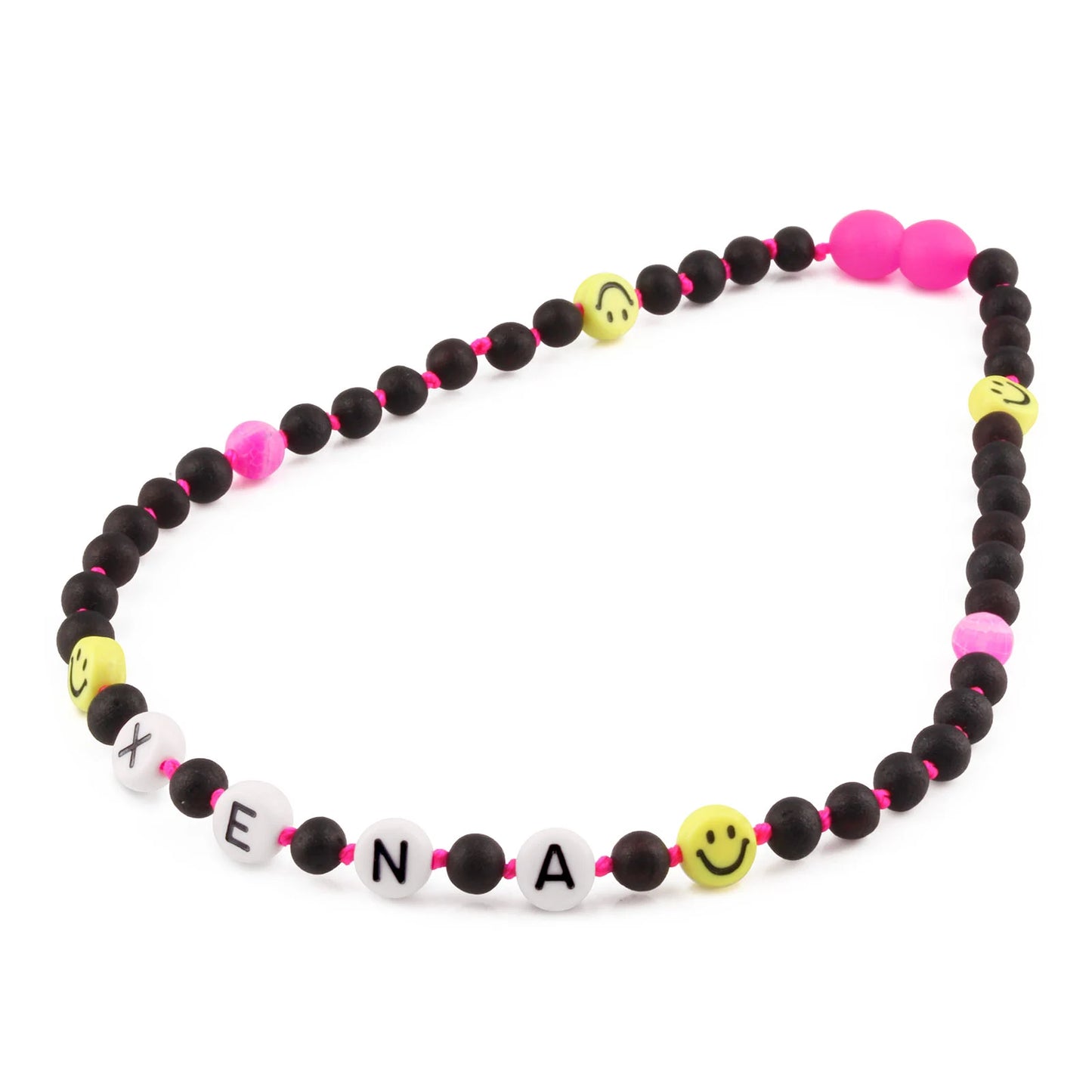Kalung Amber CUSTOM NAMA untuk Bayi - Balita - Anak. Motif 17 - Motif 32