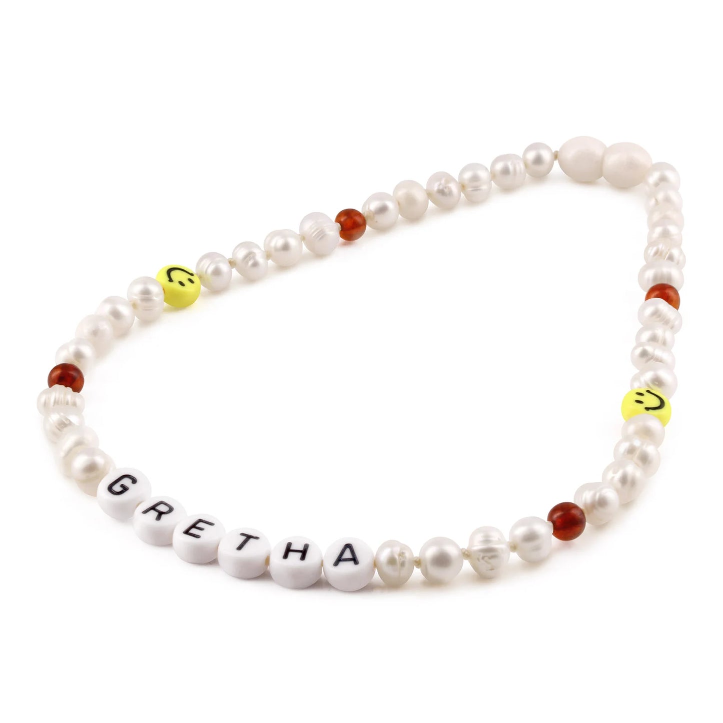Kalung Mutiara CUSTOM NAMA untuk Bayi - Balita - Anak. Motif 49 - Motif 64