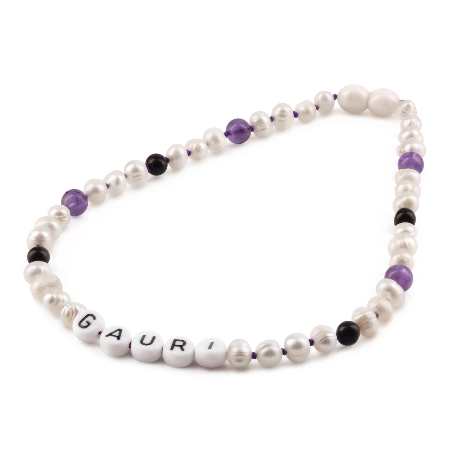 Kalung Mutiara CUSTOM NAMA untuk Bayi - Balita - Anak. Motif 49 - Motif 64