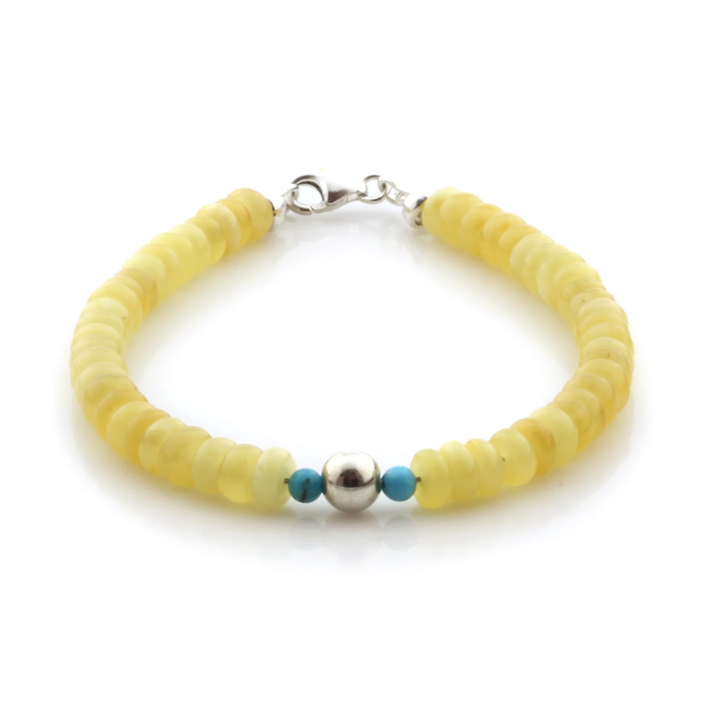 Gelang Amber Dewasa Dengan Perak. SBB16
