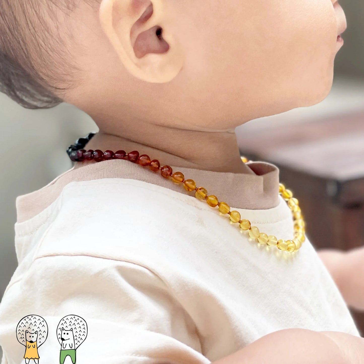 KALUNG AMBER UNTUK BAYI TUMBUH GIGI XB44R2