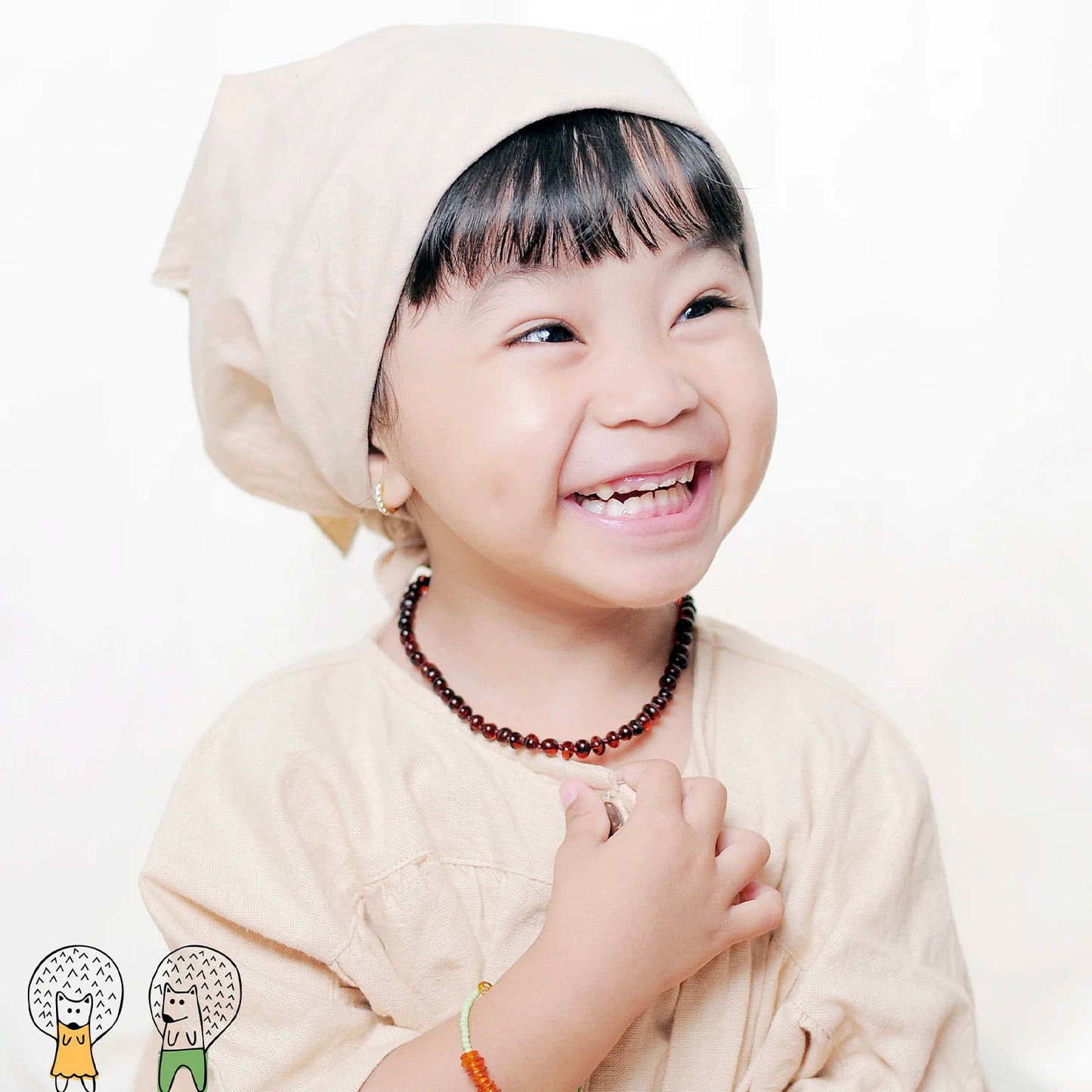 KALUNG AMBER UNTUK BAYI TUMBUH GIGI XB54DC