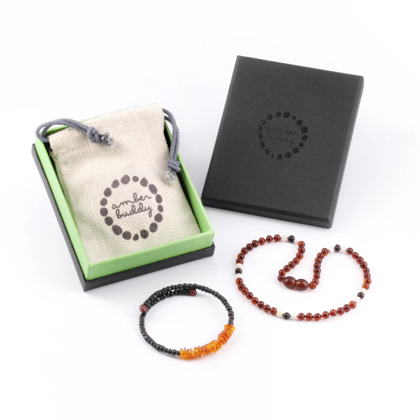 KALUNG BAYI AMBER DENGAN TRIDACNA SHELL. XLE3 V2