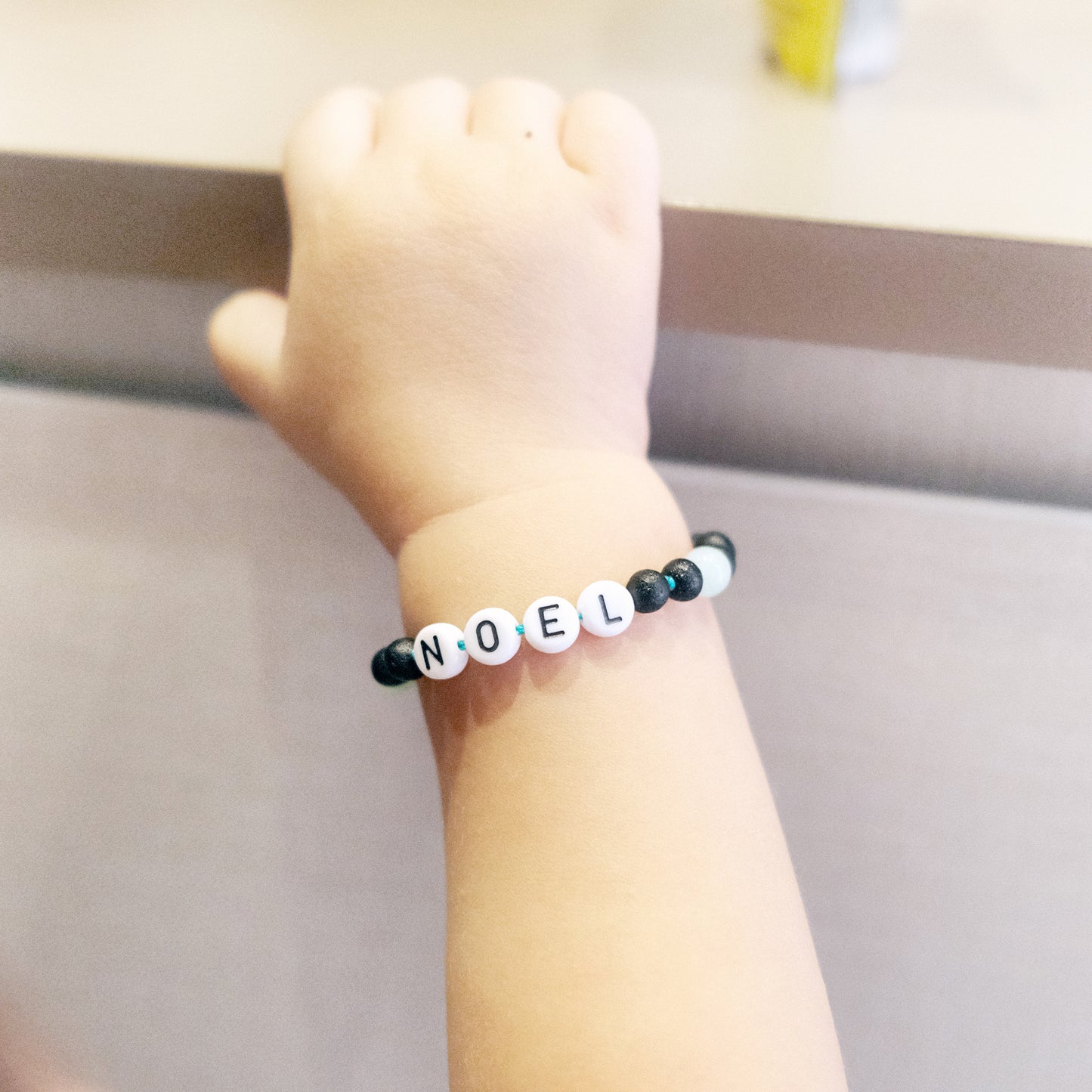 Gelang Amber CUSTOM NAMA untuk Bayi - Balita - Anak - Dewasa. Motif 17 - Motif 32
