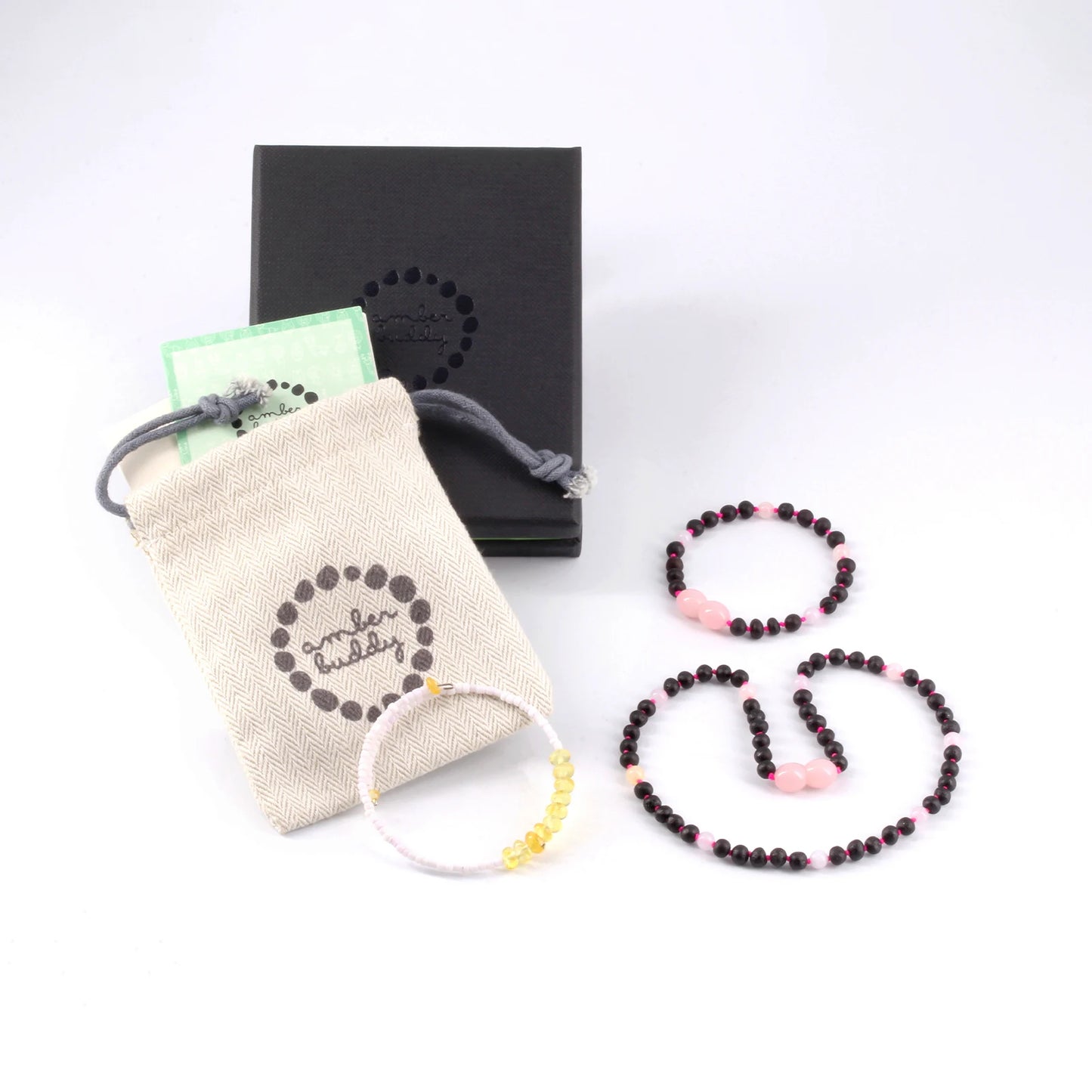 SET BAYI AMBER DENGAN MORGANITE. LE558-S