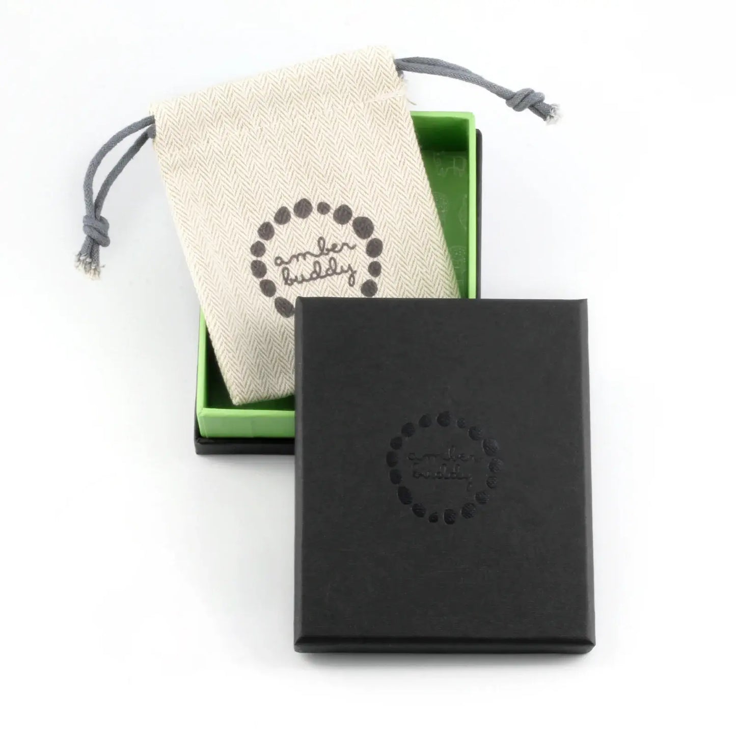 GELANG BAYI AMBER DENGAN AZURITE. LE467 V2