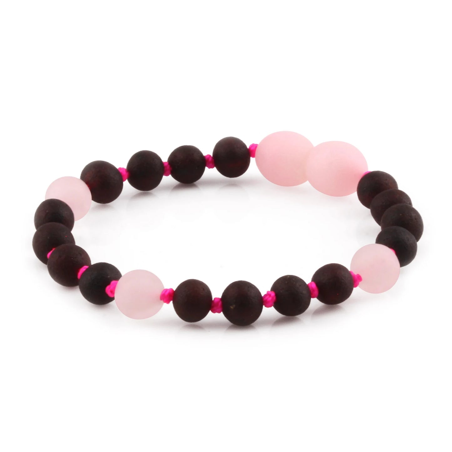 SET BAYI AMBER DENGAN ROSE QUARTZ. LE549