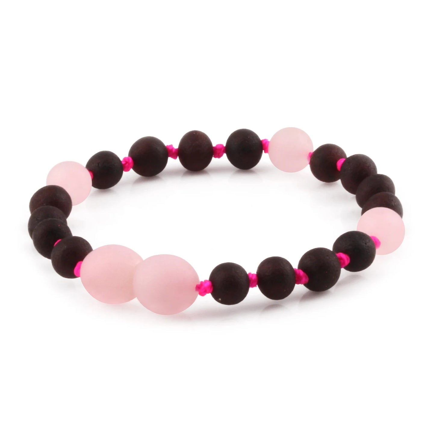 SET BAYI AMBER DENGAN ROSE QUARTZ. LE549