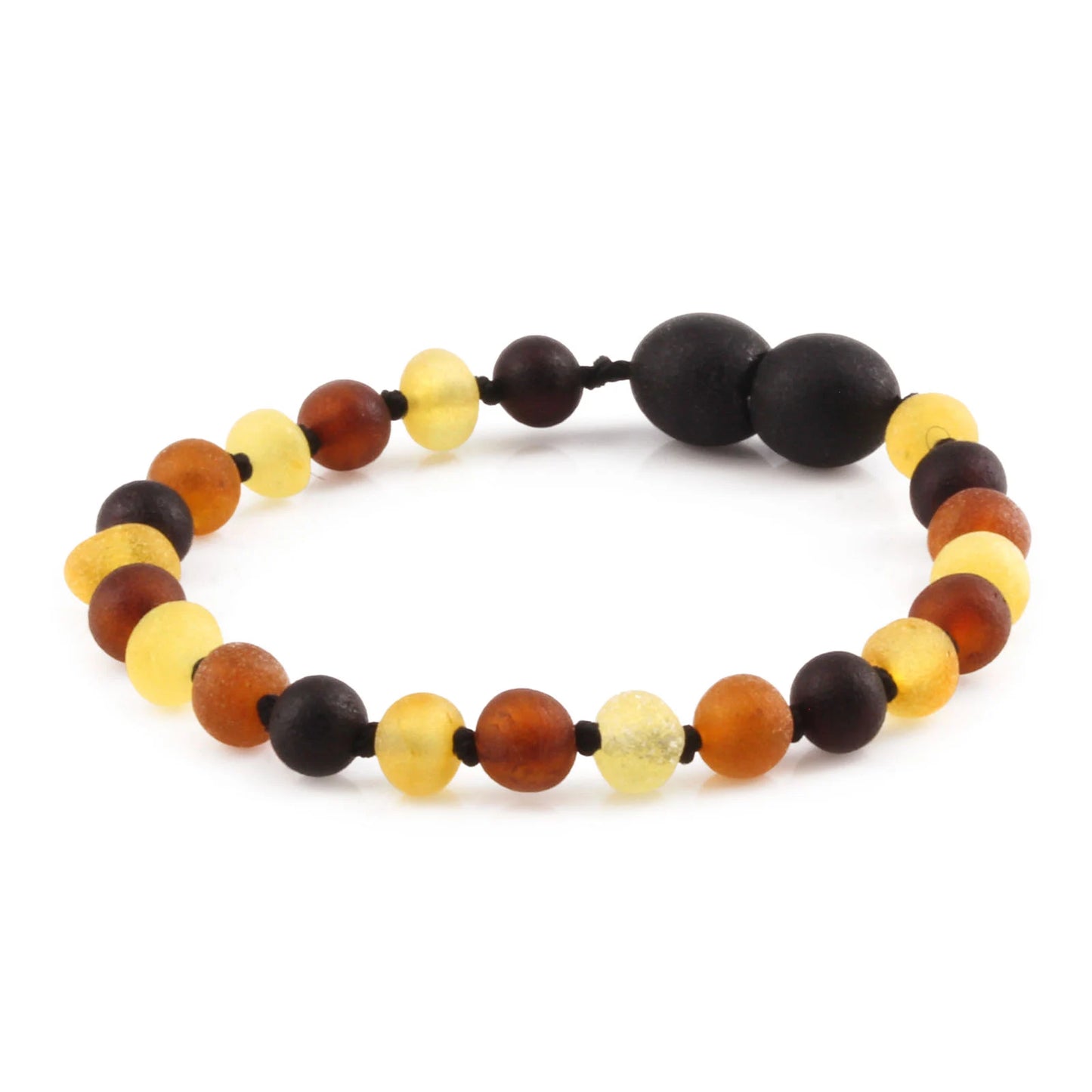 GELANG AMBER BAYI MULTICOLOUR MATTE 14CM. 5X4MM