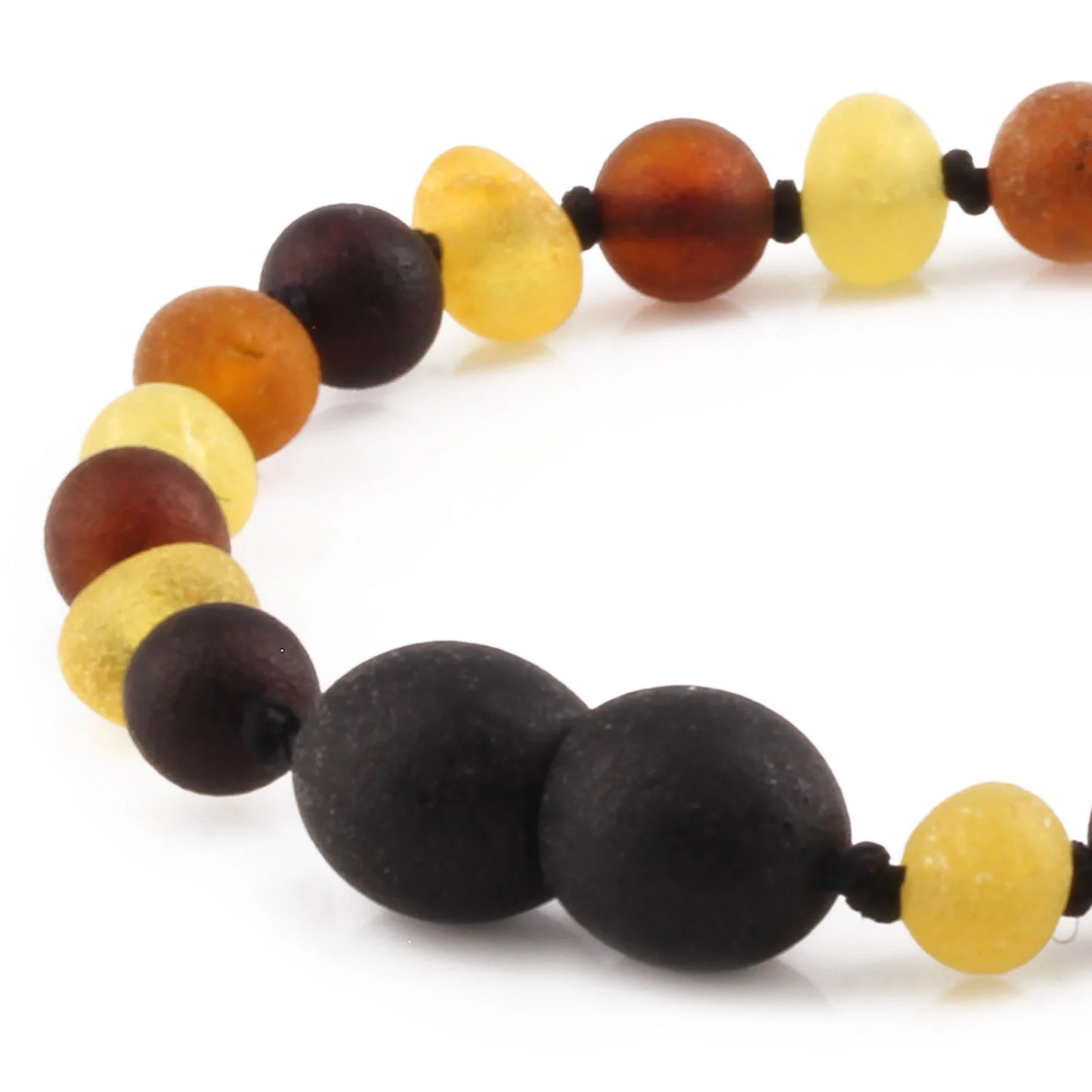GELANG AMBER BAYI MULTICOLOUR MATTE 14CM. 5X4MM