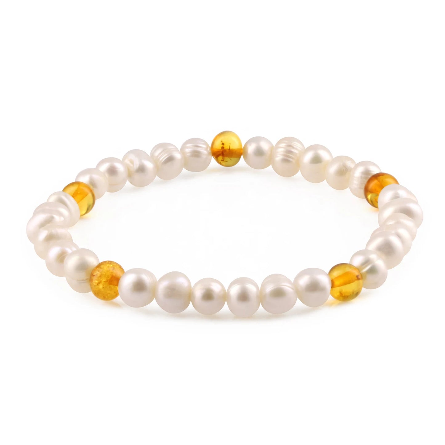 SET MUTIARA DENGAN BALTIC AMBER UNTUK DEWASA. P2