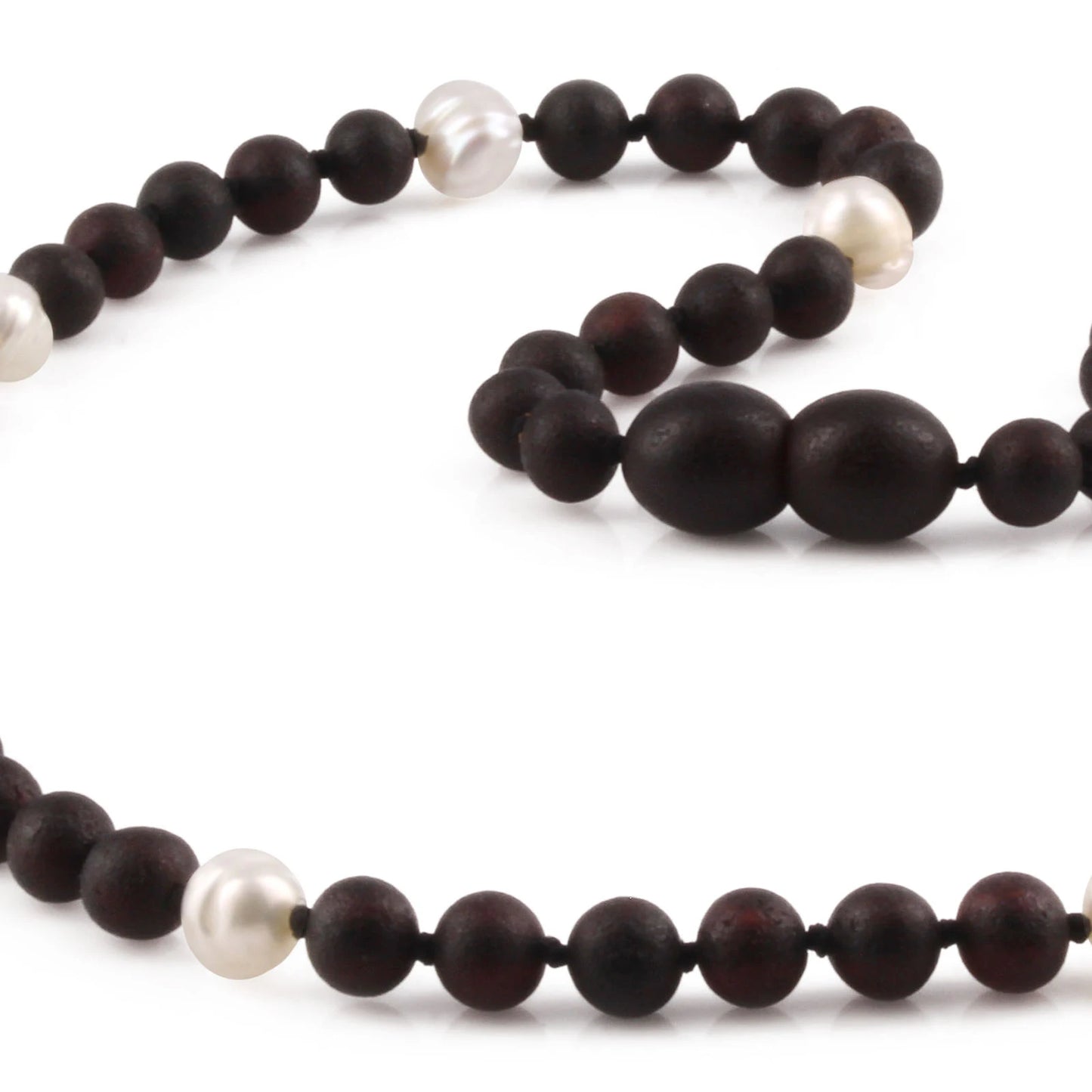 KALUNG AMBER DENGAN WHITE PEARL UNTUK JUNIOR. JN104