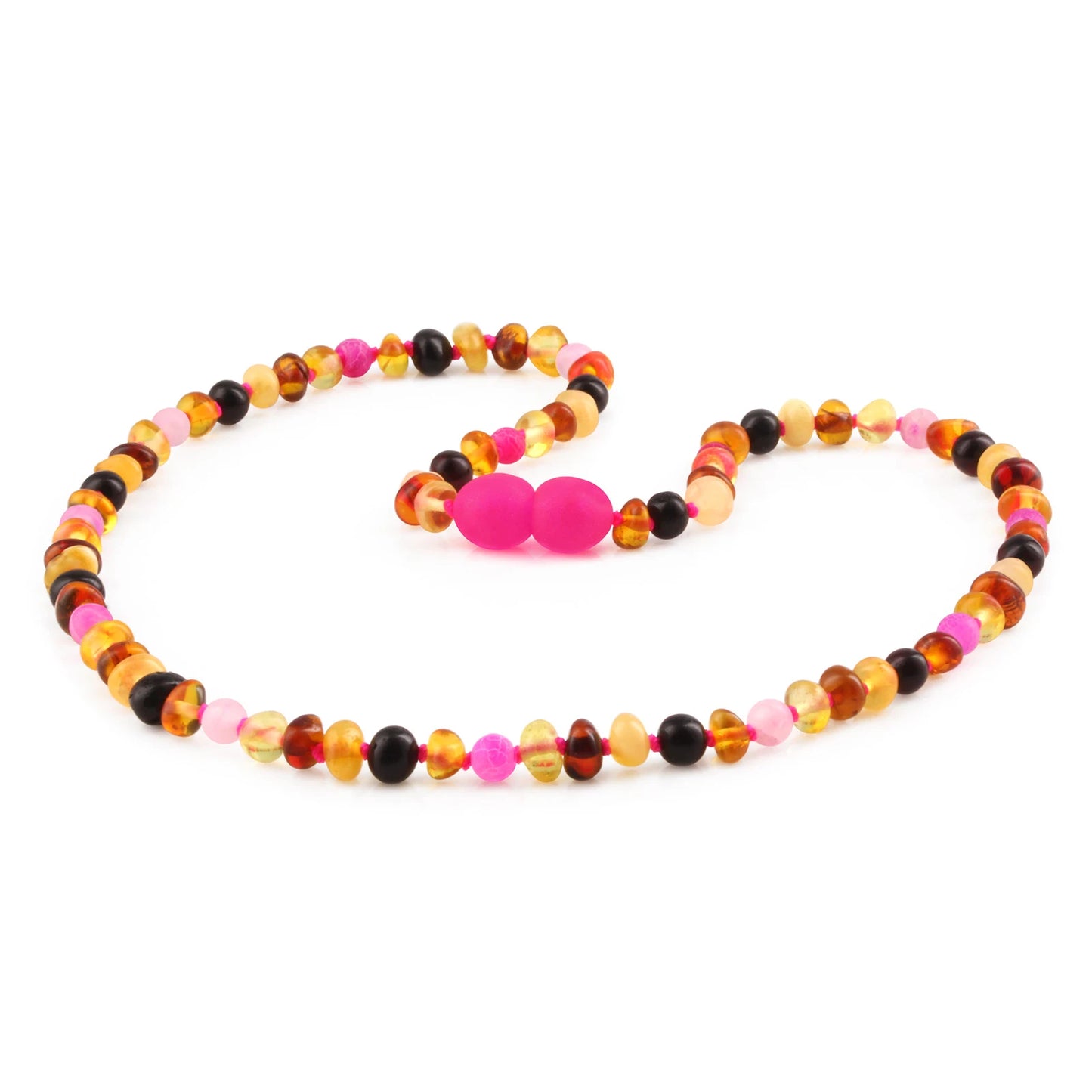 KALUNG AMBER JUNIOR DENGAN PINK FROST AGATE. JN98-S