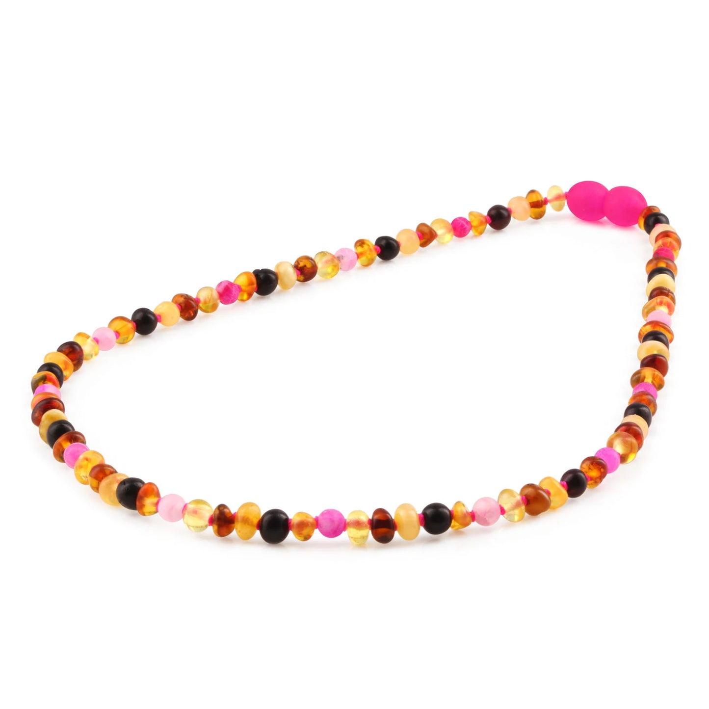 KALUNG AMBER JUNIOR DENGAN PINK FROST AGATE. JN98-S