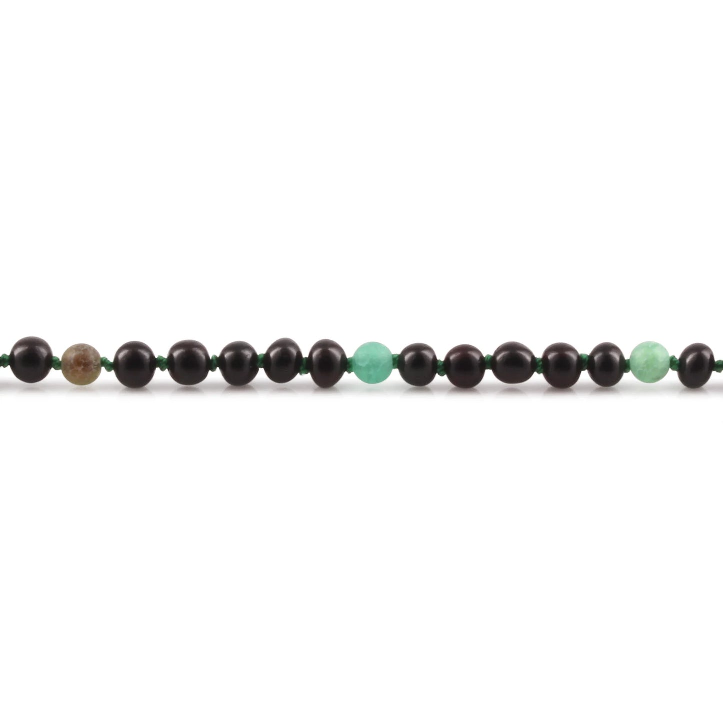 KALUNG AMBER DENGAN GREEN FROST AGATE UNTUK JUNIOR. JN89-S