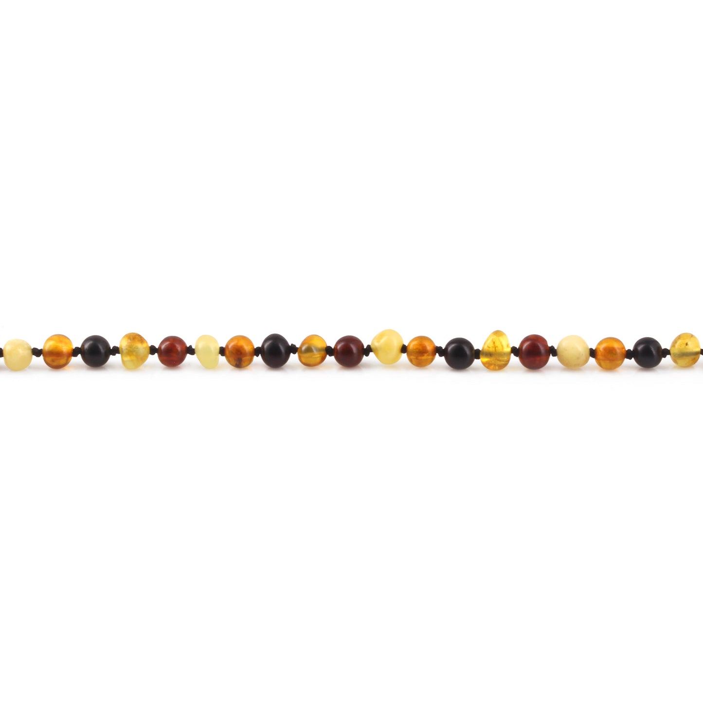 KALUNG AMBER JUNIOR MULTICOLOUR GLOSSY 38CM. 4X3MM