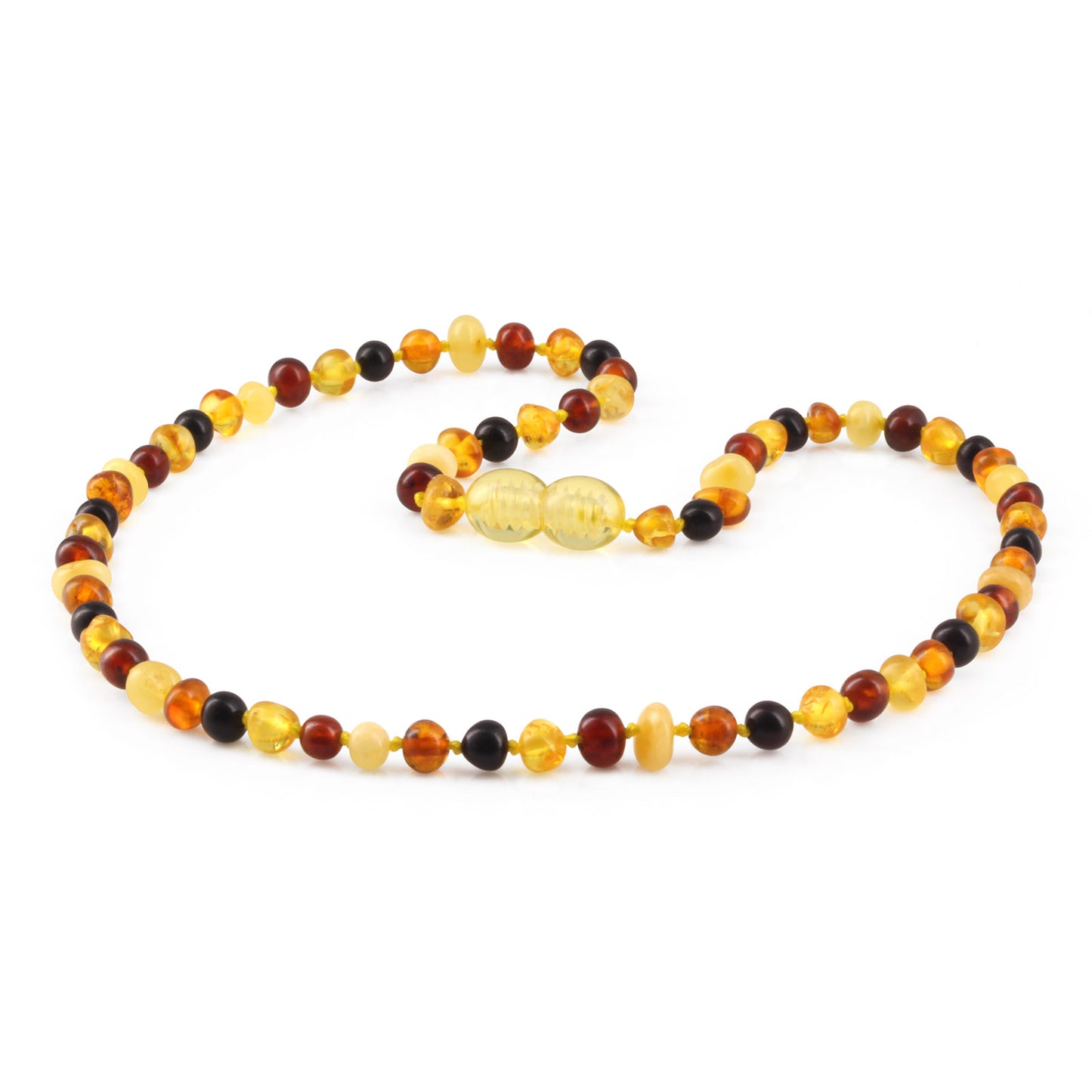 KALUNG AMBER JUNIOR MULTICOLOUR GLOSSY 38CM. 4X3MM