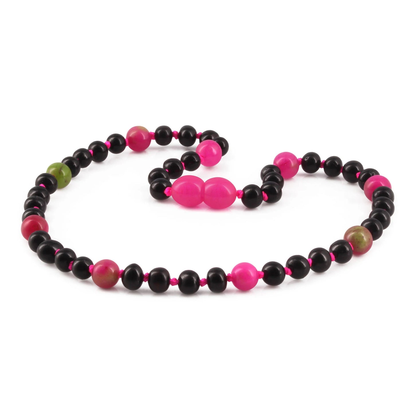 SET BAYI AMBER DENGAN PINK JADE. LE564