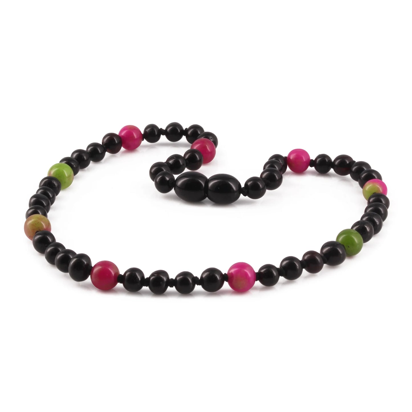 SET BAYI AMBER DENGAN PINK JADE. LE565