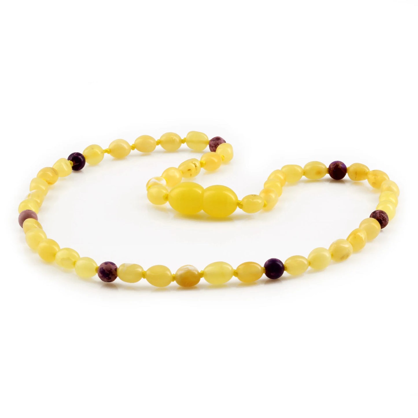 KALUNG BAYI AMBER DENGAN PURPLE IMPERIAL JASPER. LE479