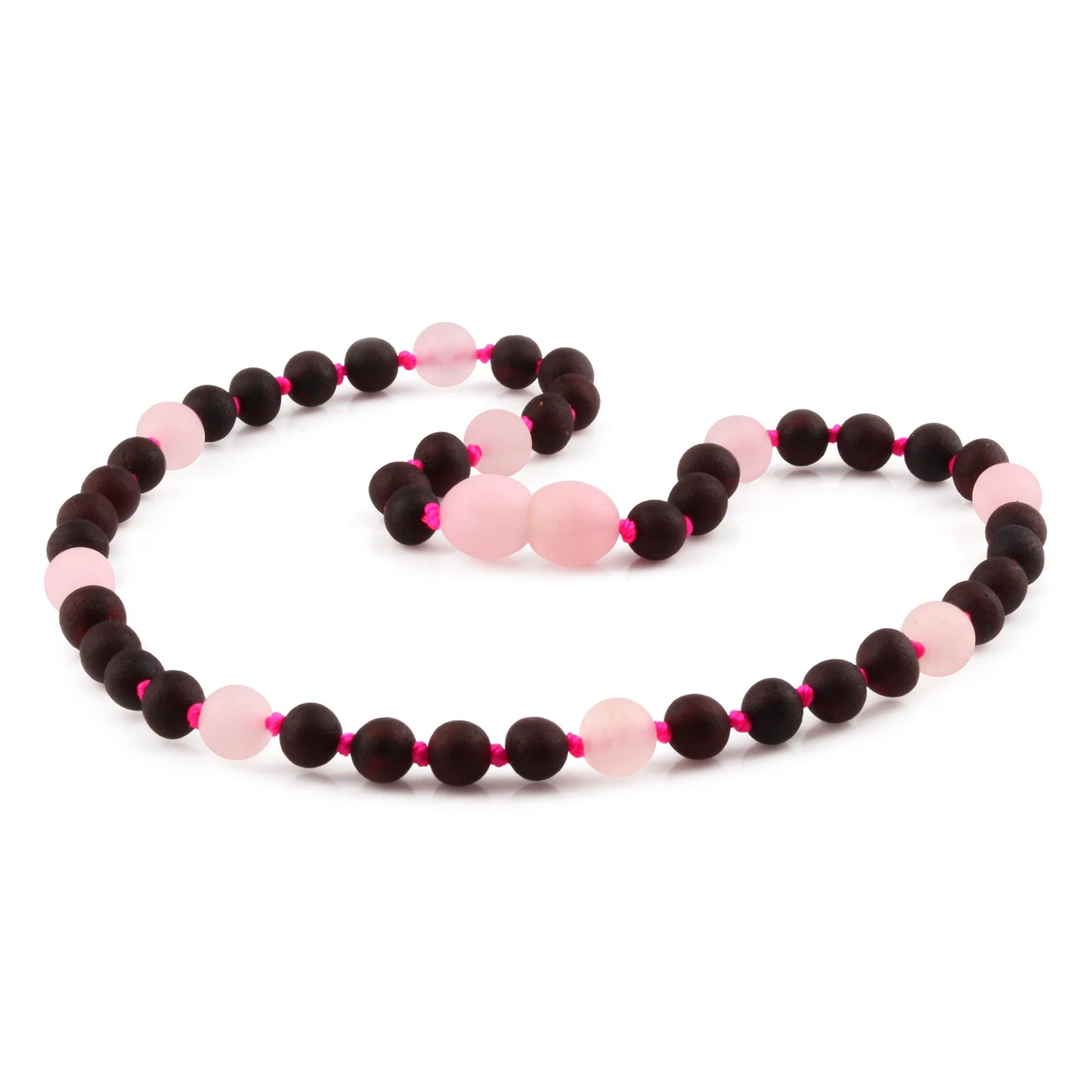 SET BAYI AMBER DENGAN ROSE QUARTZ. LE549