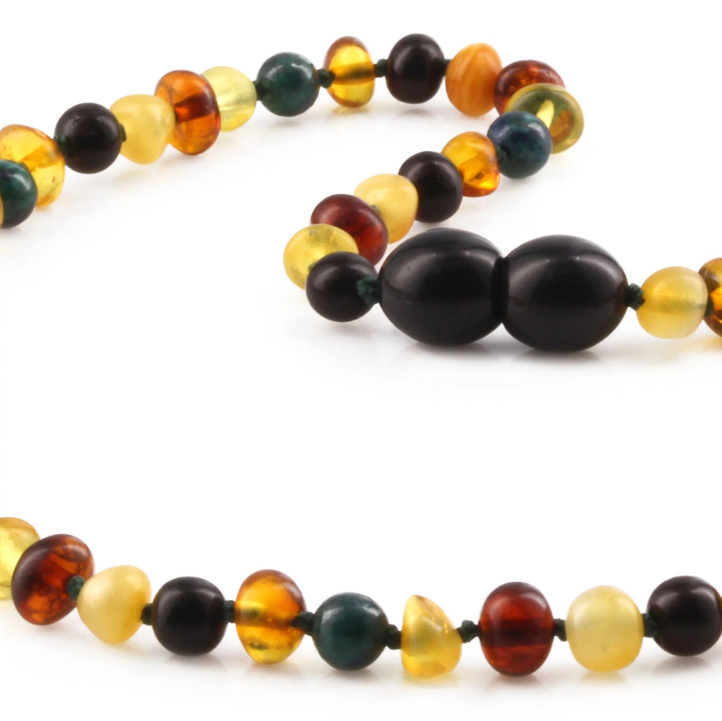 KALUNG BAYI AMBER DENGAN AZURITE. LE467 V2