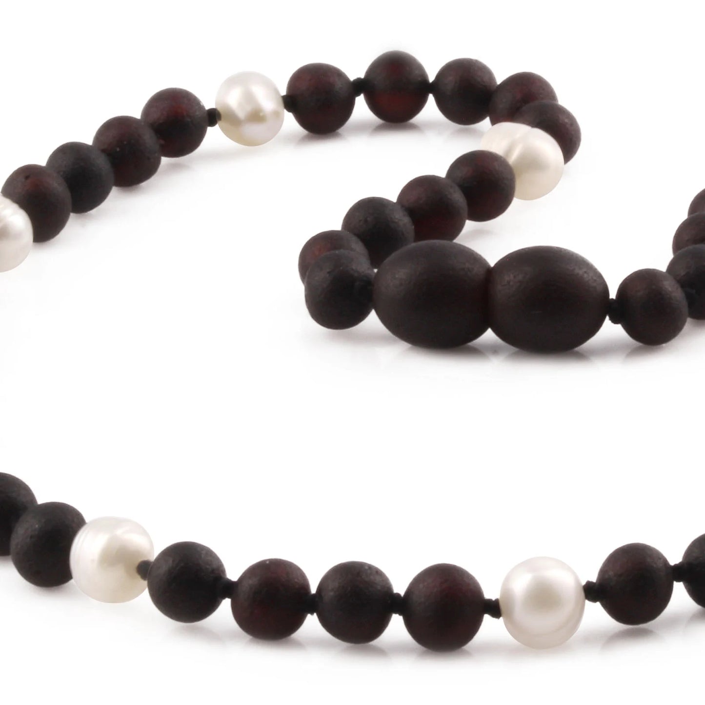 KALUNG BAYI AMBER DENGAN WHITE PEARL. LE482-B