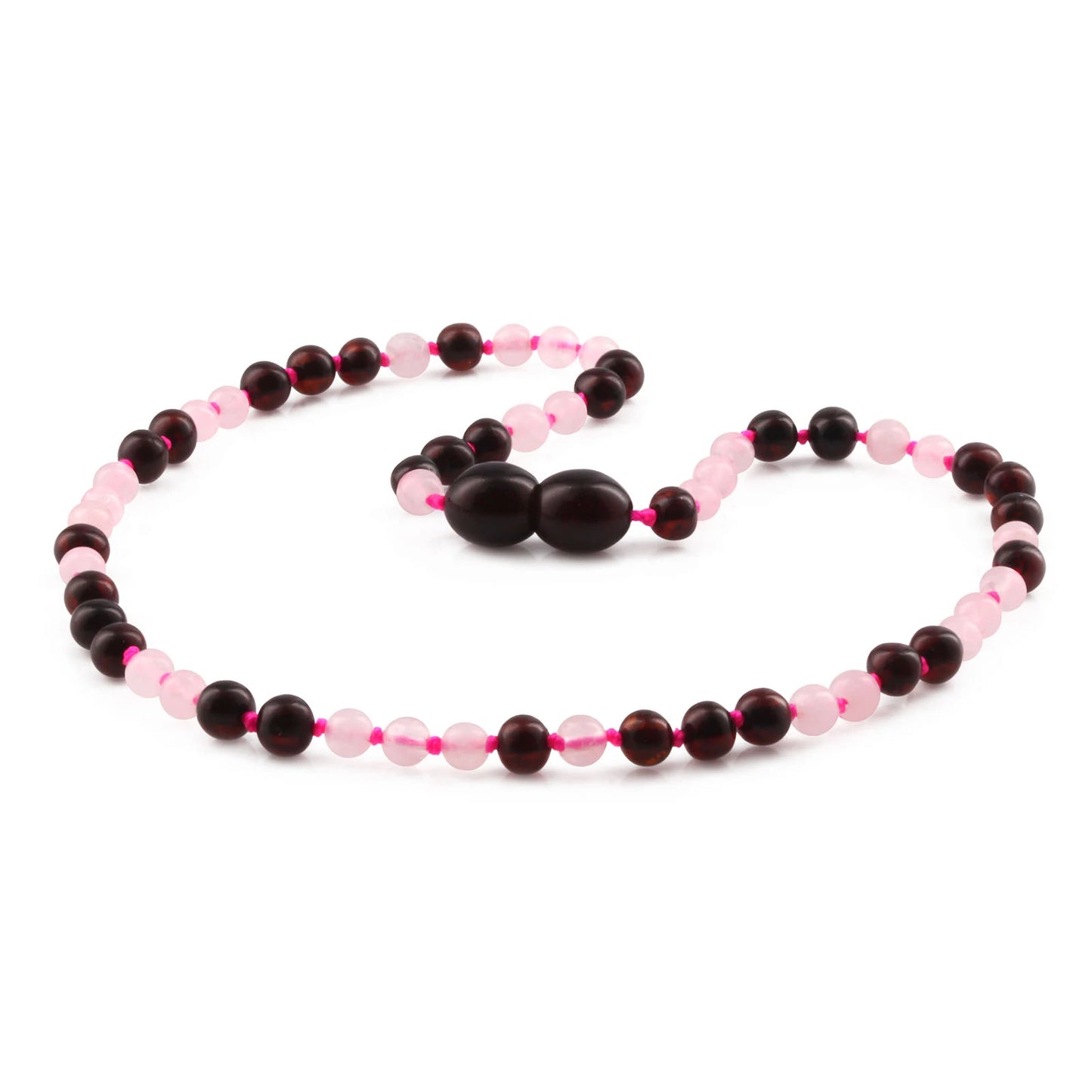 SET BAYI AMBER DENGAN ROSE QUARTZ. LE556