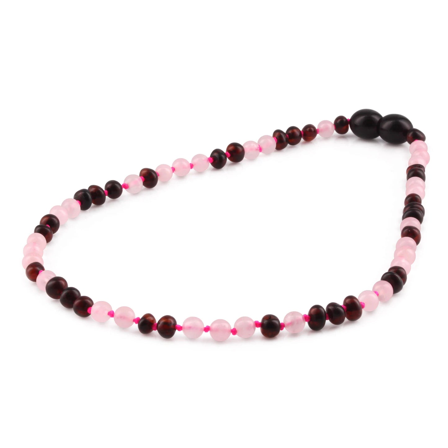SET BAYI AMBER DENGAN ROSE QUARTZ. LE556