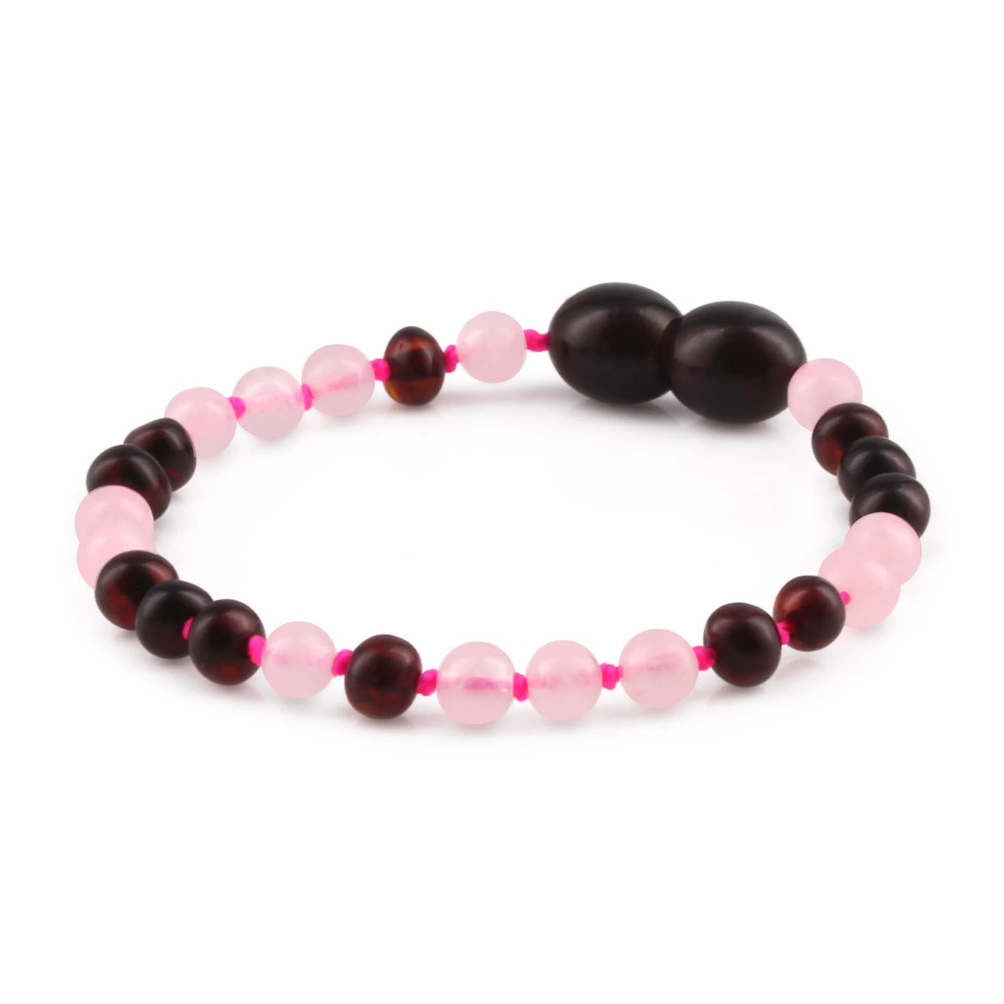 SET BAYI AMBER DENGAN ROSE QUARTZ. LE556