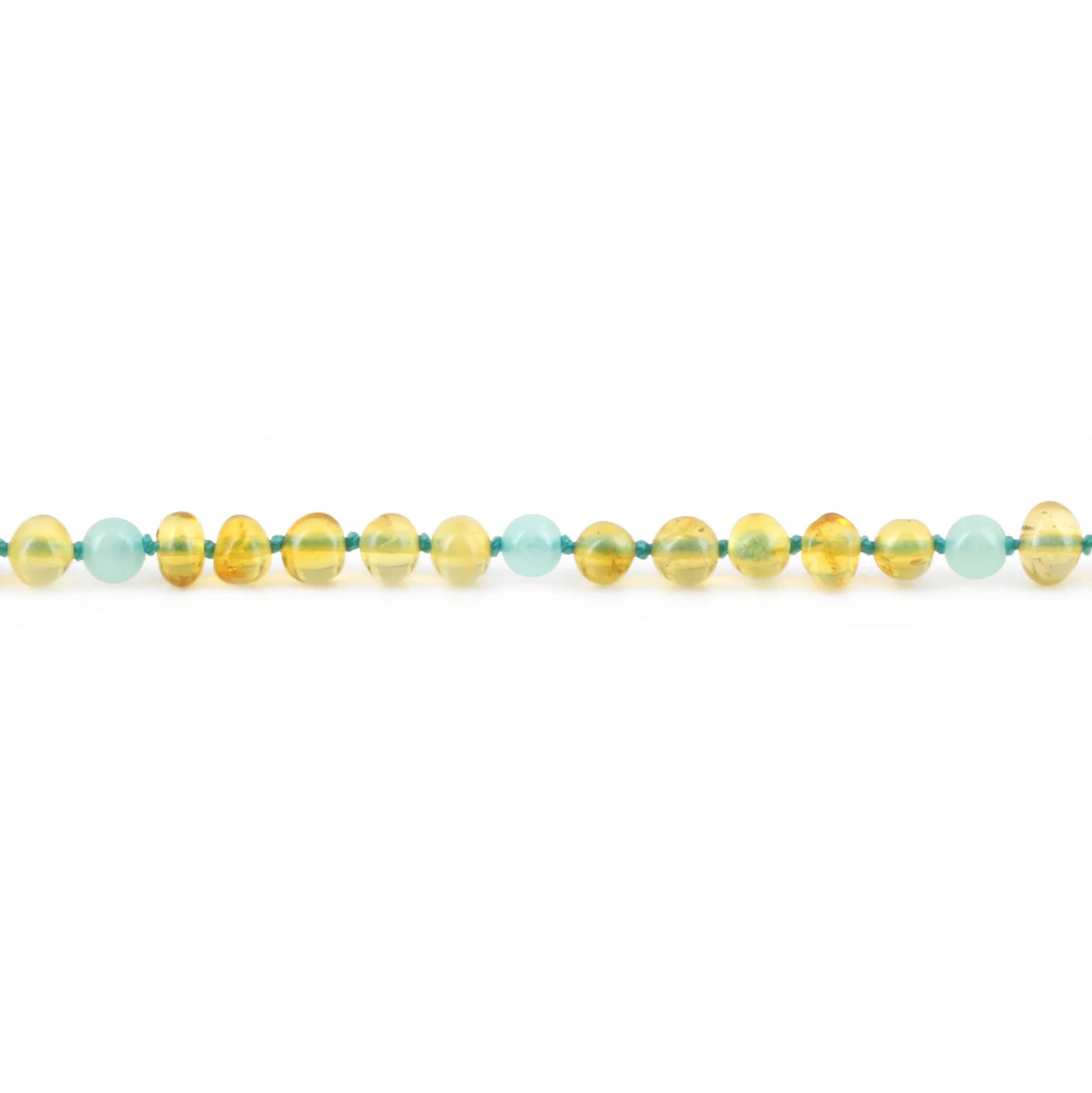 GELANG DEWASA AMBER DENGAN SKY BLUE JADE. BLE257