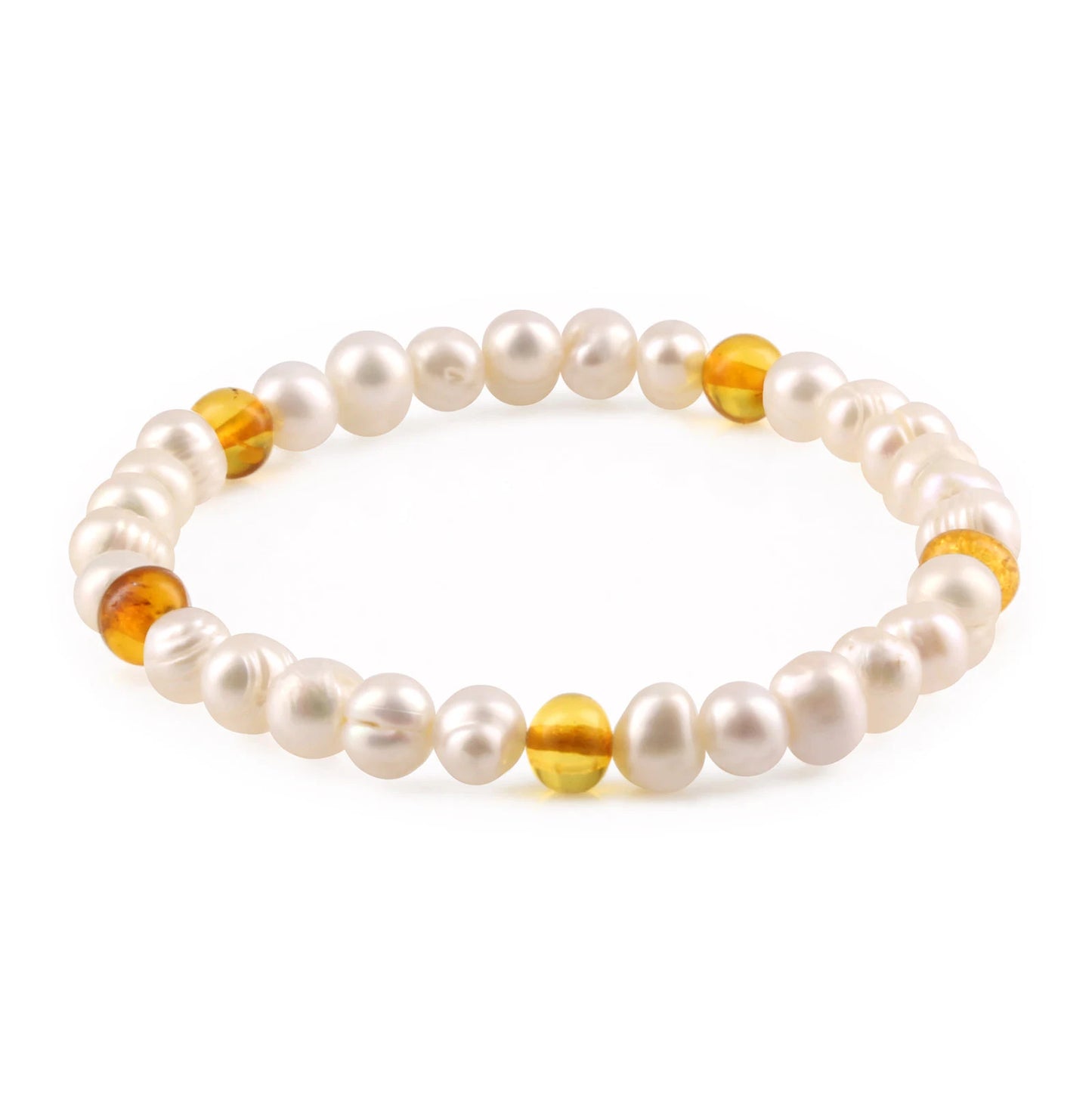 SET MUTIARA DENGAN BALTIC AMBER UNTUK DEWASA. P2
