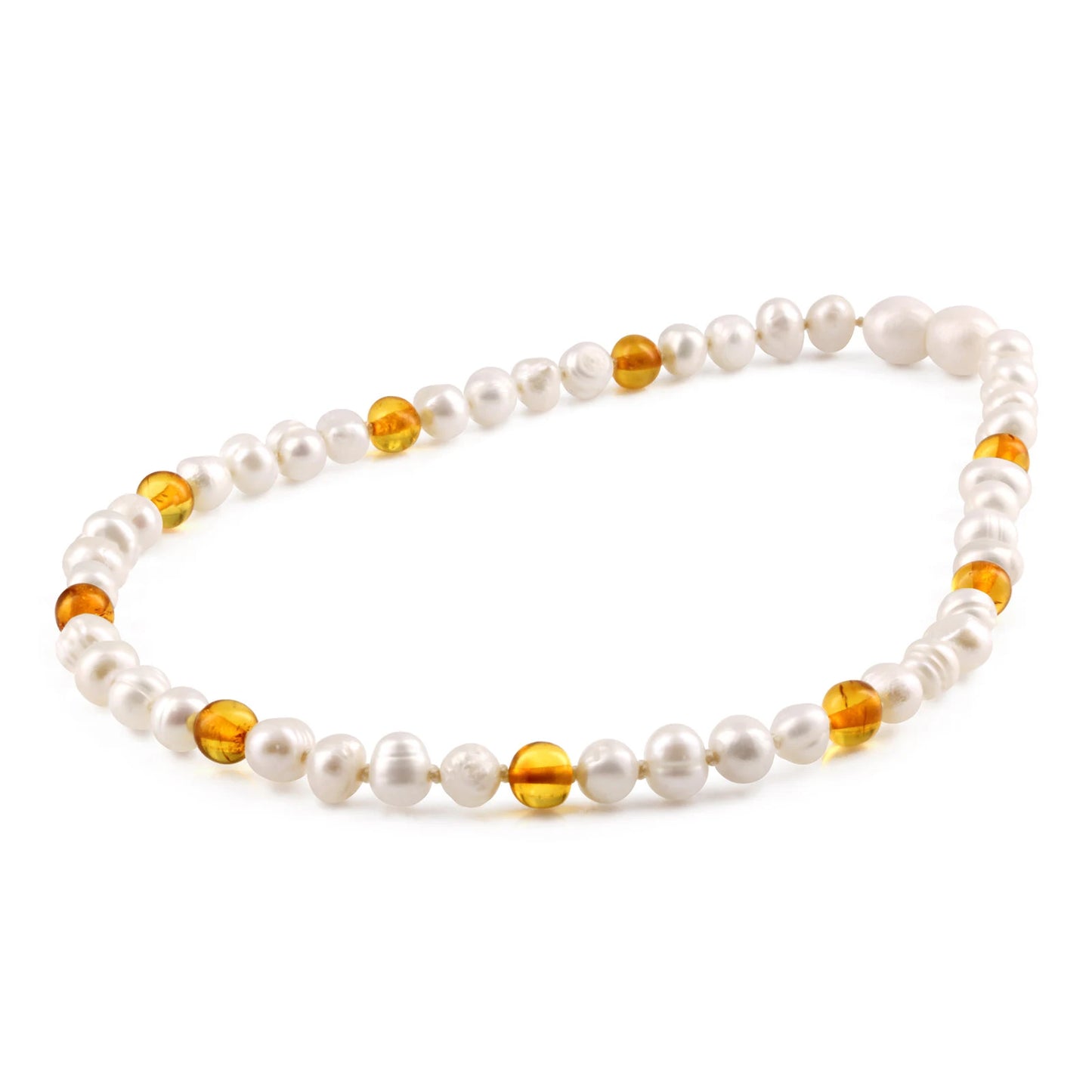 SET BAYI MUTIARA DENGAN BALTIC AMBER. P2