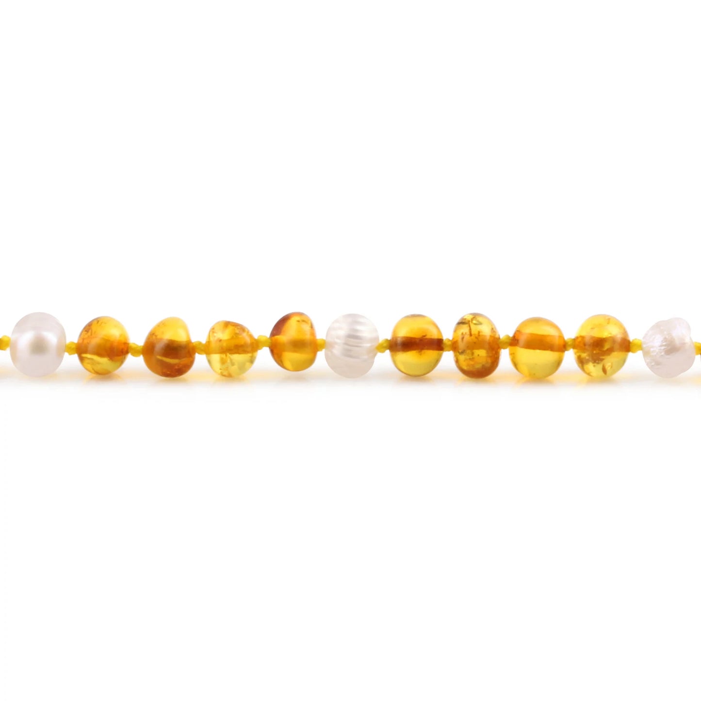 KALUNG AMBER DENGAN WHITE PEARL UNTUK JUNIOR. P1