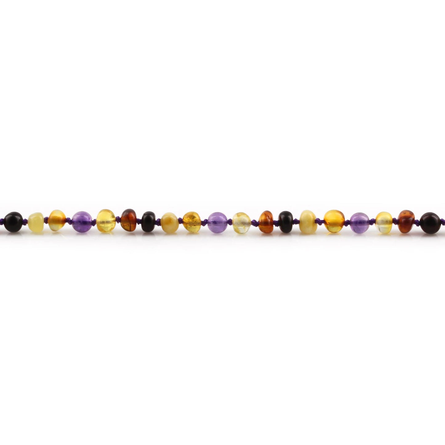 KALUNG AMBER DENGAN AMETHYST UNTUK JUNIOR. JN83