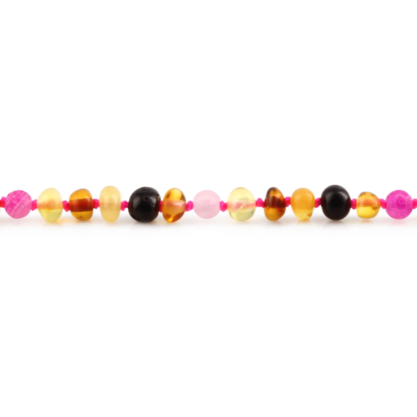 KALUNG AMBER JUNIOR DENGAN PINK FROST AGATE. JN98-S