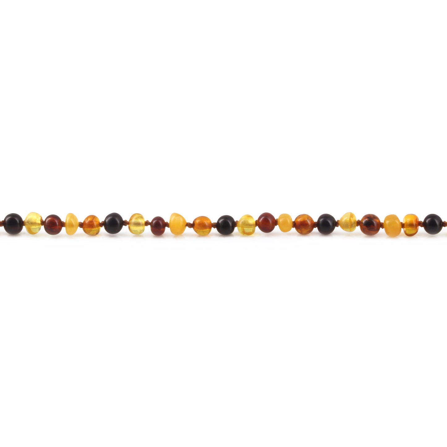 KALUNG AMBER JUNIOR MULTICOLOUR GLOSSY 38CM. 4X3MM