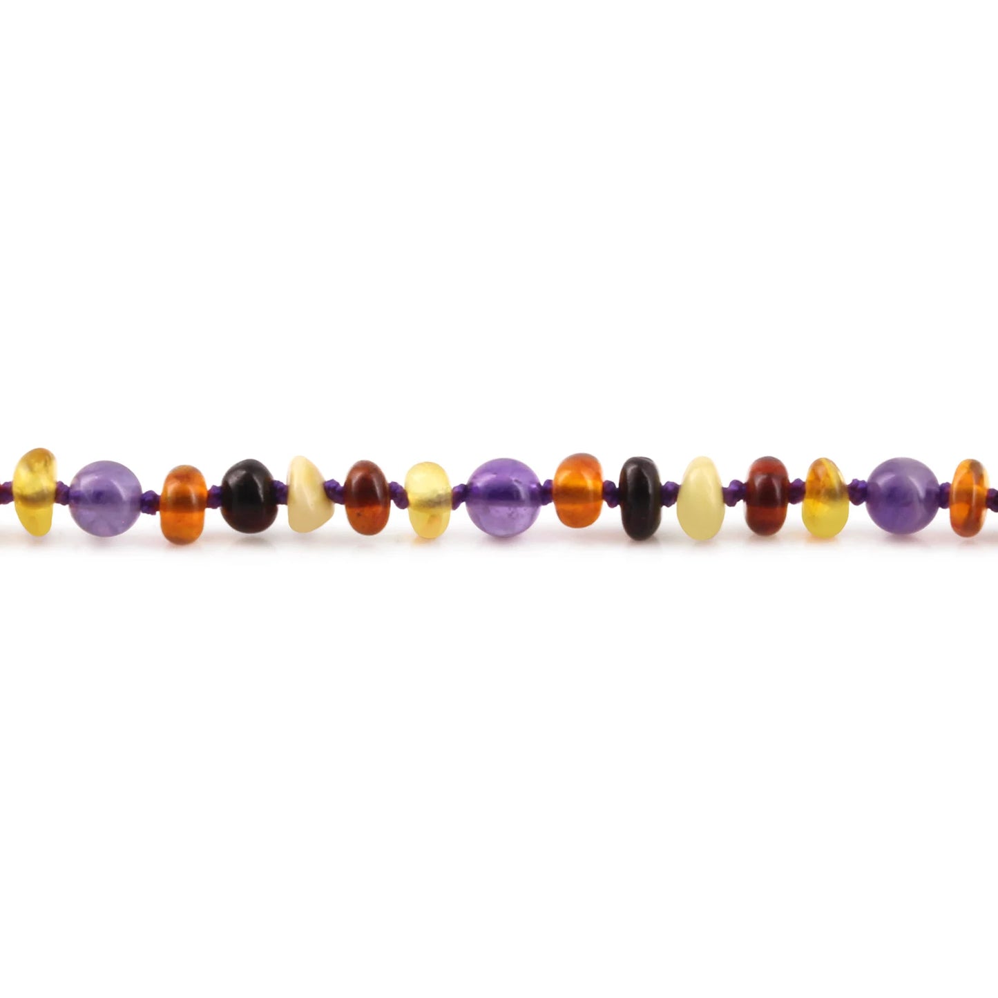 KALUNG BAYI AMBER DENGAN AMETHYST. XR42M-AM