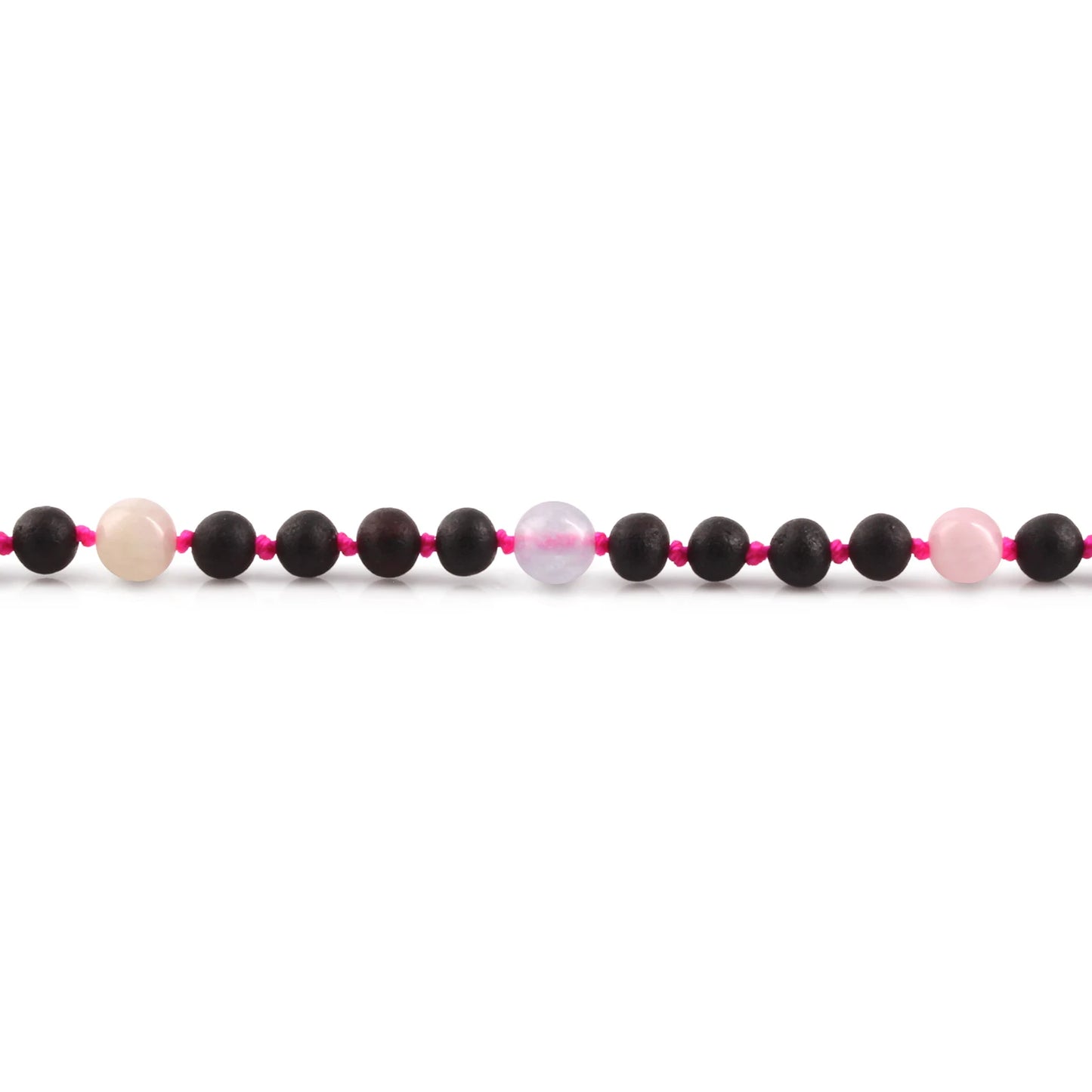 GELANG BAYI AMBER DENGAN MORGANITE. LE558
