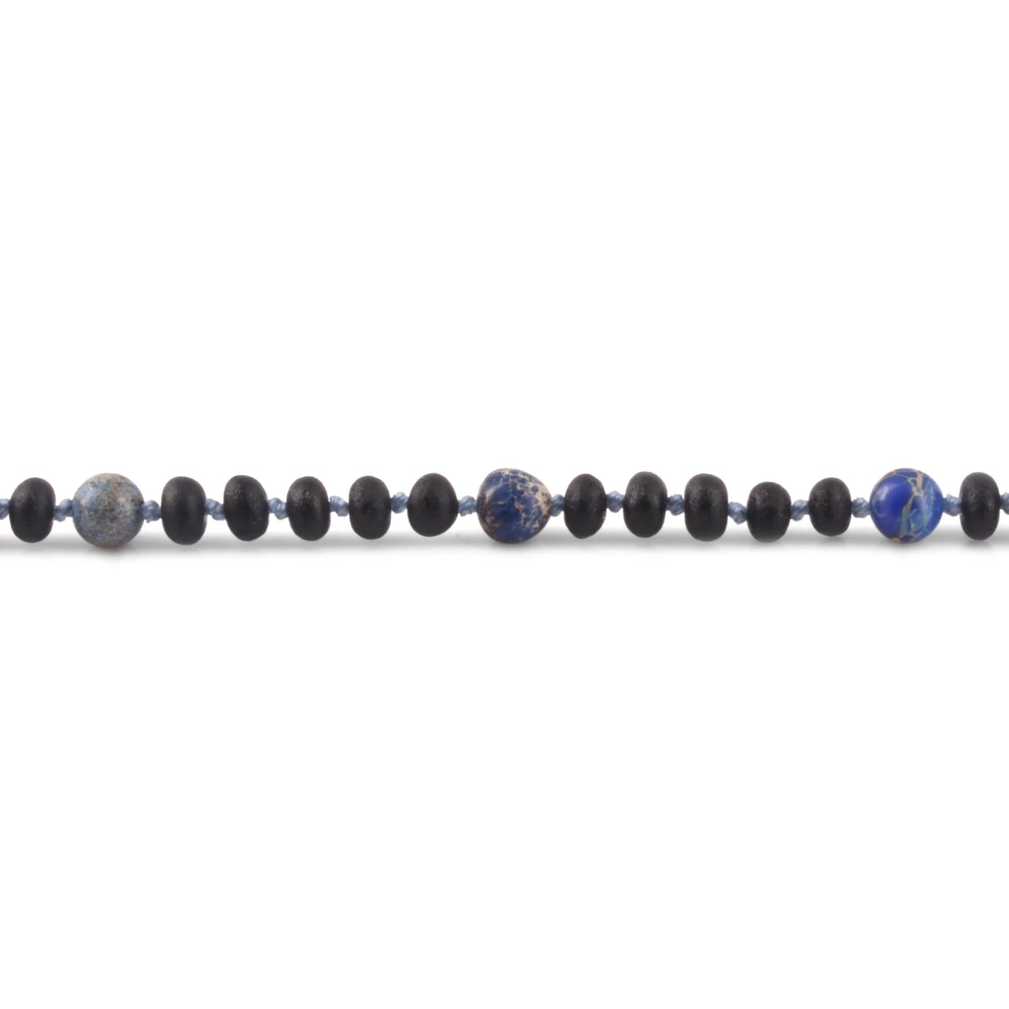 KALUNG BAYI AMBER DENGAN DEEP BLUE IMPERIAL JASPER. LE572