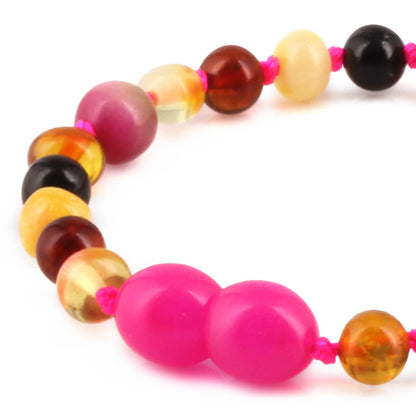 SET AMBER UNTUK DEWASA KOMBINASI PINK JADE - BLE261
