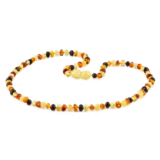 KALUNG AMBER DEWASA MULTICOLOUR GLOSSY 42CM. XB43M1