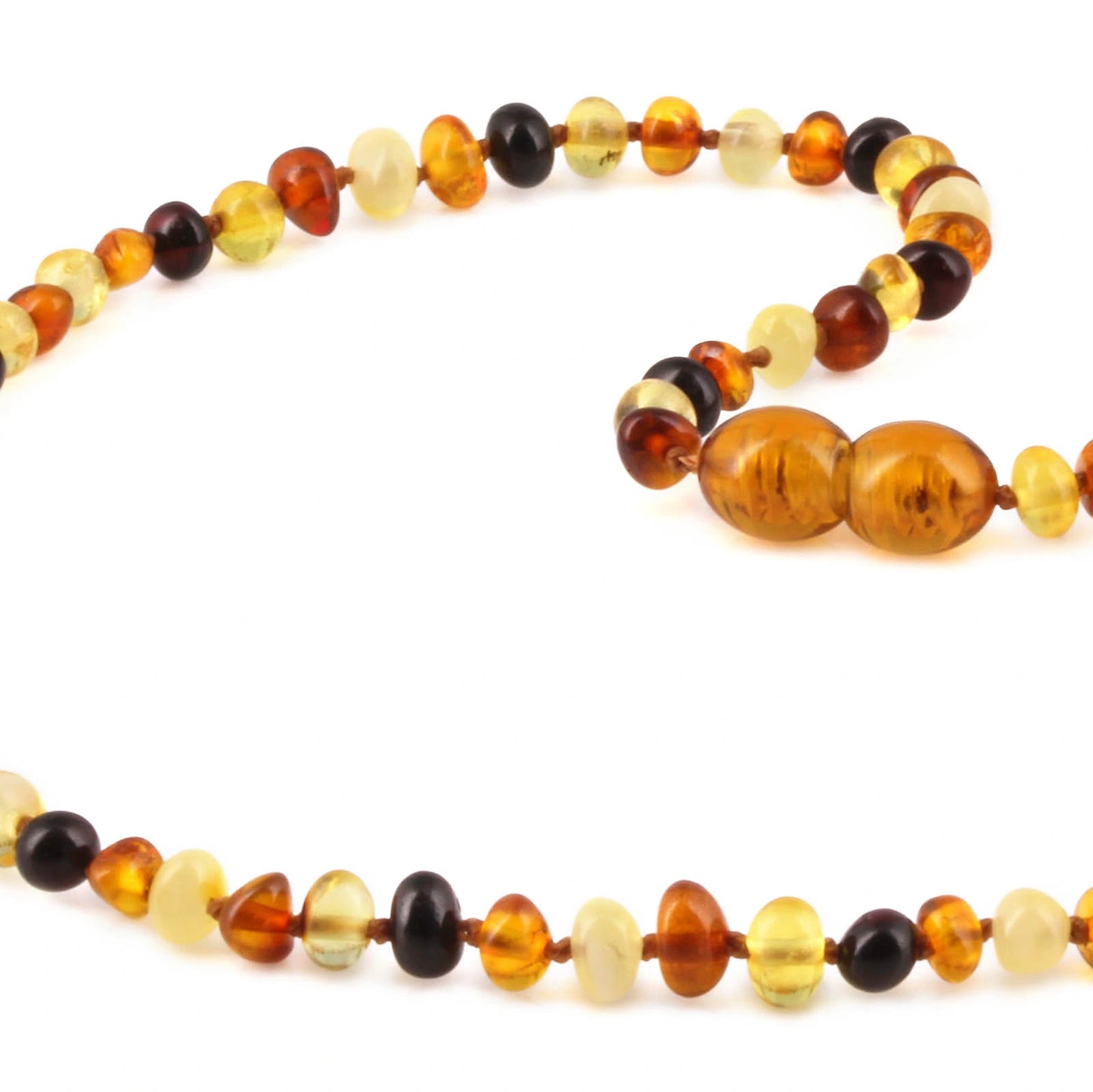 KALUNG AMBER DEWASA MULTICOLOUR GLOSSY 42CM. XB43M
