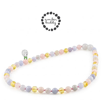 KALUNG MORGANITE & BALTIC AMBER UNTUK JUNIOR G01