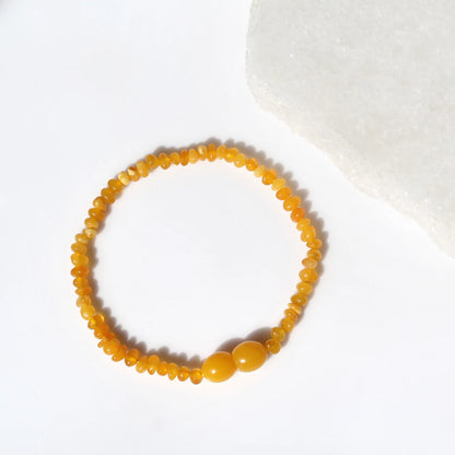 GELANG AMBER UNTUK DEWASA ELASTIS LIMITED ED. BLE255