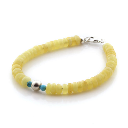 Gelang Amber Dewasa Dengan Perak. SBB16