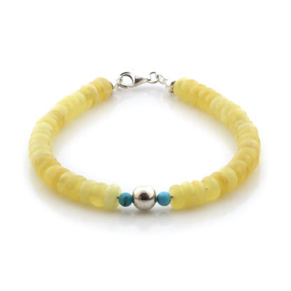 Gelang Amber Dewasa Dengan Perak. SBB16