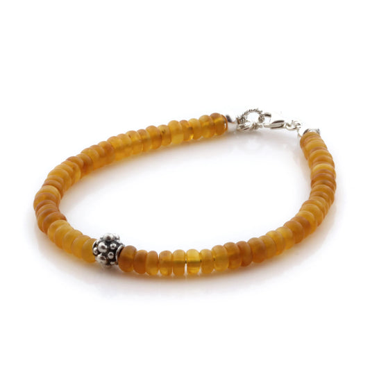 Gelang Amber Dewasa Dengan Perak. SBB17