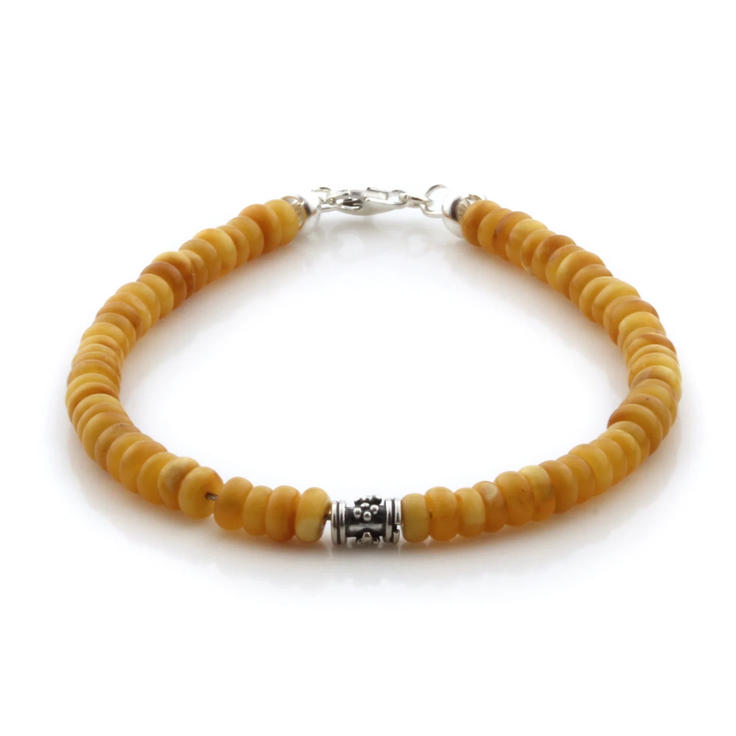 Gelang Amber Dewasa Dengan Perak. SBB19